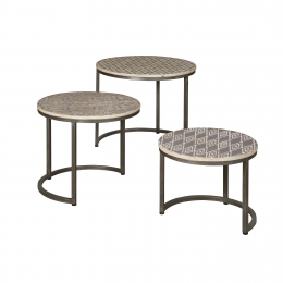 RENEWbijzettafelOriolsetvan3stuks-Grijs-Rond