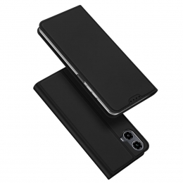 DuxDucis-TelefoonHoesjegeschiktvoordeMotorolaMotoG34G45-SkinProBookCase-Zwart