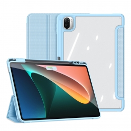 DuxDucis-Tablethoesgeschiktvoorxiaomipad55Pro-TobySeries-Tri-FoldBookCase-Blauw