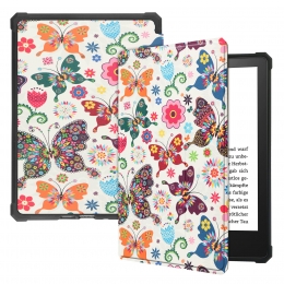 Case2go-E-readerHoesgeschiktvoorAmazonKindlePaperwhite2021-Sleepcover-AutoWakefunctie-Magnetischesluiting-Vlinders