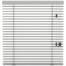 25korting-LeenBakker-FenstrJaloezieMiami50mm-Licht20018-Bamboe-Grijs-120x10x10Cm