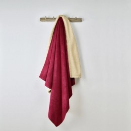 DeWitteLietaerTeddyLayaPlaidwinered150x200cm