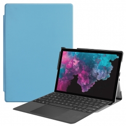 MicrosoftSurfacePro7hoes-Tri-FoldBookCase-LichtBlauw