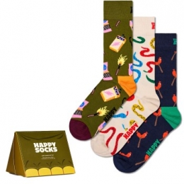 Happysocks3stuksHappyCamperSocksGiftSetActie