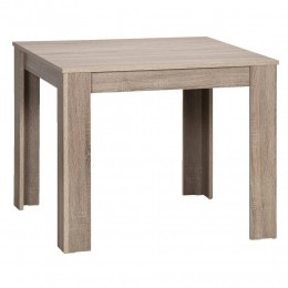 20korting-LeenBakker-EettafelSepp-DonkerEiken-75x80x80Cm-Spaanplaat-Bruin