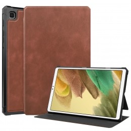 TabletHoesgeschiktvoorSamsungGalaxyTabA7Lite-PULeerFolioBookCase-Bruin