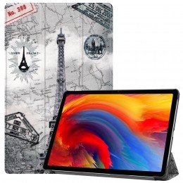 TablethoesgeschiktvoorLenovoTabP11Plus11inch-Tri-FoldBookCase-Eiffeltoren