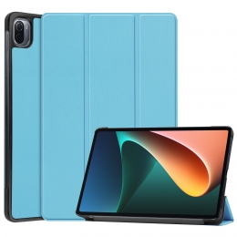 XiaomiMiPad55ProHoes-Tri-FoldBookCase-LichtBlauw