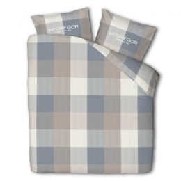 Sale-50DekbedovertrekMcGregor-Katoen-Flanel-CozyCabin-Eenpersoons140x200Cm-MeerkleurigFlanelKatoen-Strepen-McGregor-Dekbed-Discounternl