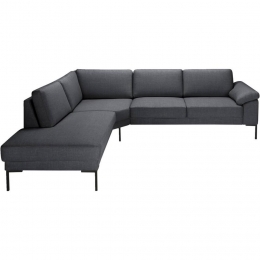 20korting-LeenBakker-HoekbankTomLinks-Basel-Antraciet-Stof-Grijs-237x279x84Cm