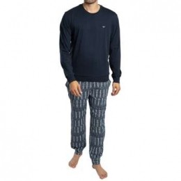 PyjamasnachthemdenEmporioArmaniAOPpyjamasetmetlangemouwen