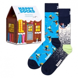 Happysocks2stuksSkiingChaletGiftSetActie