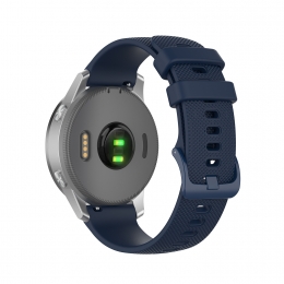 Case2go-SiliconenbandjegeschiktvoorGarminVenu2Vivoactive4GarminActive-Siliconen-22MM-DonkerBlauw