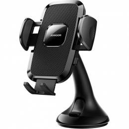 Joyroom-Autohoudermetzuignap-Autohouderdashboard-Autohoudervoorruit-Universeleautohouder-telefoonhouderautozuignap-Zwart