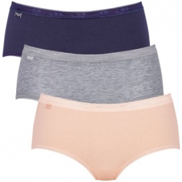 Sloggi3stuksBasicPlusMidiColoredActie