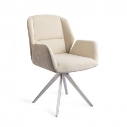 JesperHomeEetkamerstoelMyokoTurnSteelDraaibaar-SandyHill