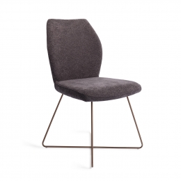 JesperHomeEetkamerstoelIkataCrossRose-AlmostBlack