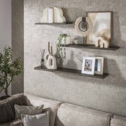 LifestyleFurnWandplankDishonAntiekBrassSetvan3stuks-Bronsantiek