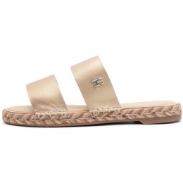 SandalenTommyHilfigerThGoldFlatEspadri