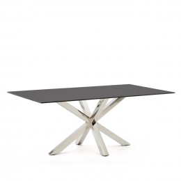 KaveHomeEettafelArgoGlas200x100cm-Zwart