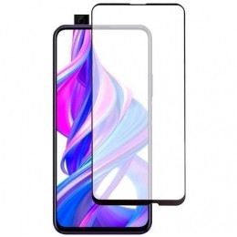 ScreenprotectorgeschiktvoorHonor9X-FullCoverScreenprotector-GehardGlas-Zwart
