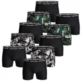 BjrnBorg10stuksEssentialBoxerShortsBBNYTimesActie