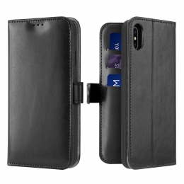 iPhoneXsMaxhoesje-DuxDucisKadoWalletCase-Zwart