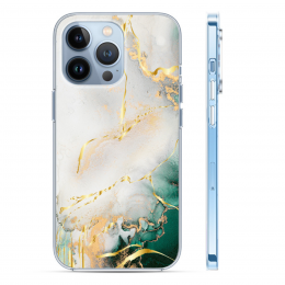 Hoozey-HoesjegeschiktvoorAppleiPhone15ProMax-Watercolorprint-GroenWit