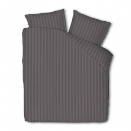 DekbedovertrekKatoen-Satijn-Satijnstreep-Antraciet-Lits-Jumeaux240x220Cm-AntracietKatoen-satijnKatoen-StrepenHotelLuxe--Dekbed-Discounternl