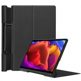 TabletHoesgeschiktvoorLenovoYogaTab132021-Tri-FoldBookCase-Grijs
