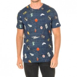 T-shirtKorteMouwJohnFrankJFTD01-RIPPED-MULTICOLOR
