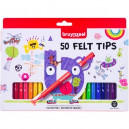 BruynzeelViltstiften50Stuks