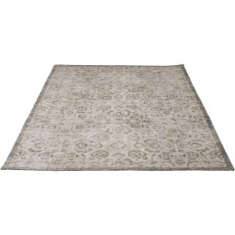 LeenBakker-VloerkleedIndra-Beige-160x230Cm-KatoenPolyester-GroenCrmeGrijs