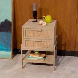 DutchboneNachtkastjeYasuRattan45x35cm-Beige