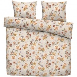 LeenBakker-DekbedovertrekAlora-Zandoker-240x200220Cm-Katoen-RozeBeige