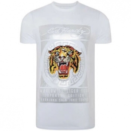 T-shirtKorteMouwEdHardyTile-roart-shirt