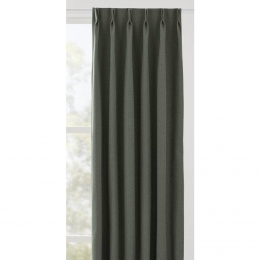 LeenBakker-GordijnstofRibeSemiVerduisterend-Polyester-Groen-B150Cm