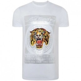 T-shirtKorteMouwEdHardyTile-roart-shirt