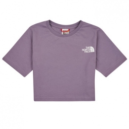 T-shirtKorteMouwTheNorthFaceGirlsSSCropSimpleDomeTee