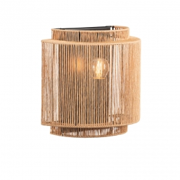 LeenBakker-WandlampRiver-Naturel-23x135x23Cm-MetaalPapier-Beige