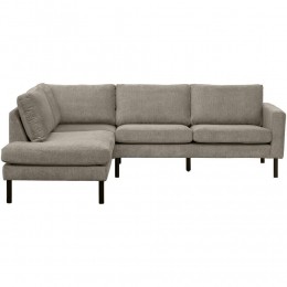 25korting-LeenBakker-HoekbankCollinLinks-Zand-Stof-Beige-195x247x81Cm
