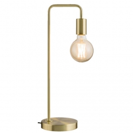 LeenBakker-TafellampPraag-AntiekBrons-Metaal-Goudkleurig-15x495x19Cm