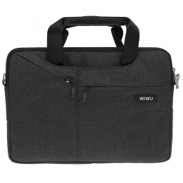WIWU-12inchLaptoptasCityCommuterBag-Zwart