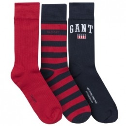 Gant3stuksCottonSocksGiftBoxActie