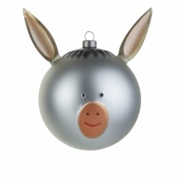 AlessiLePallePresepeKerstbalAsinello