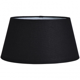 LeenBakker-LampenkapLikaVoorHanglamp-40x30x21Cm-Katoen-Zwart