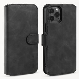 CaseMe-iPhone1212ProHoesje-MetMagnetischeSluiting-MingSerie-LerenBookCase-Zwart