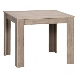 20korting-LeenBakker-EettafelSepp-DonkerEiken-75x80x80Cm-Spaanplaat-Bruin