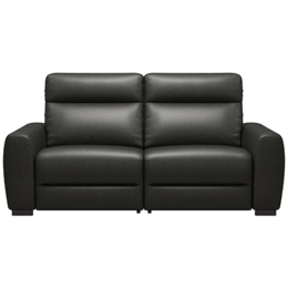 20korting-LeenBakker-BankJames3-zits-Melbourne-Stof-Zwart-95x198x100Cm