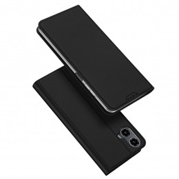 DuxDucis-TelefoonHoesjegeschiktvoordeMotorolaMotoG34G45-SkinProBookCase-Zwart